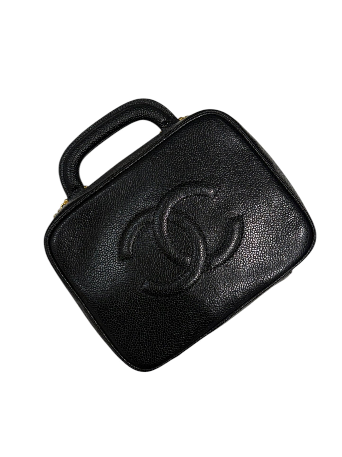Chanel - vanity cuir vintage