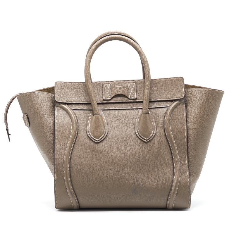 Celine Mini Luggage Tote Beige