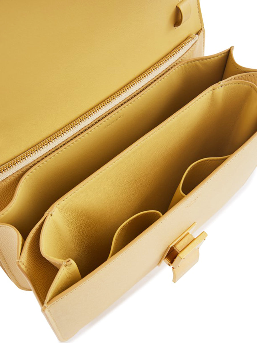Medium Classic Bag In Calfskin Liégé in Sand