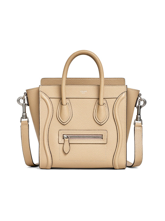 Nano Luggage Dune Grained Leather Tote