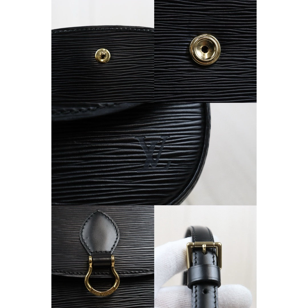 Good ( Rank AB)｜LV Epi Saint-Cloud PM Shoulder Bag Black｜25042104
