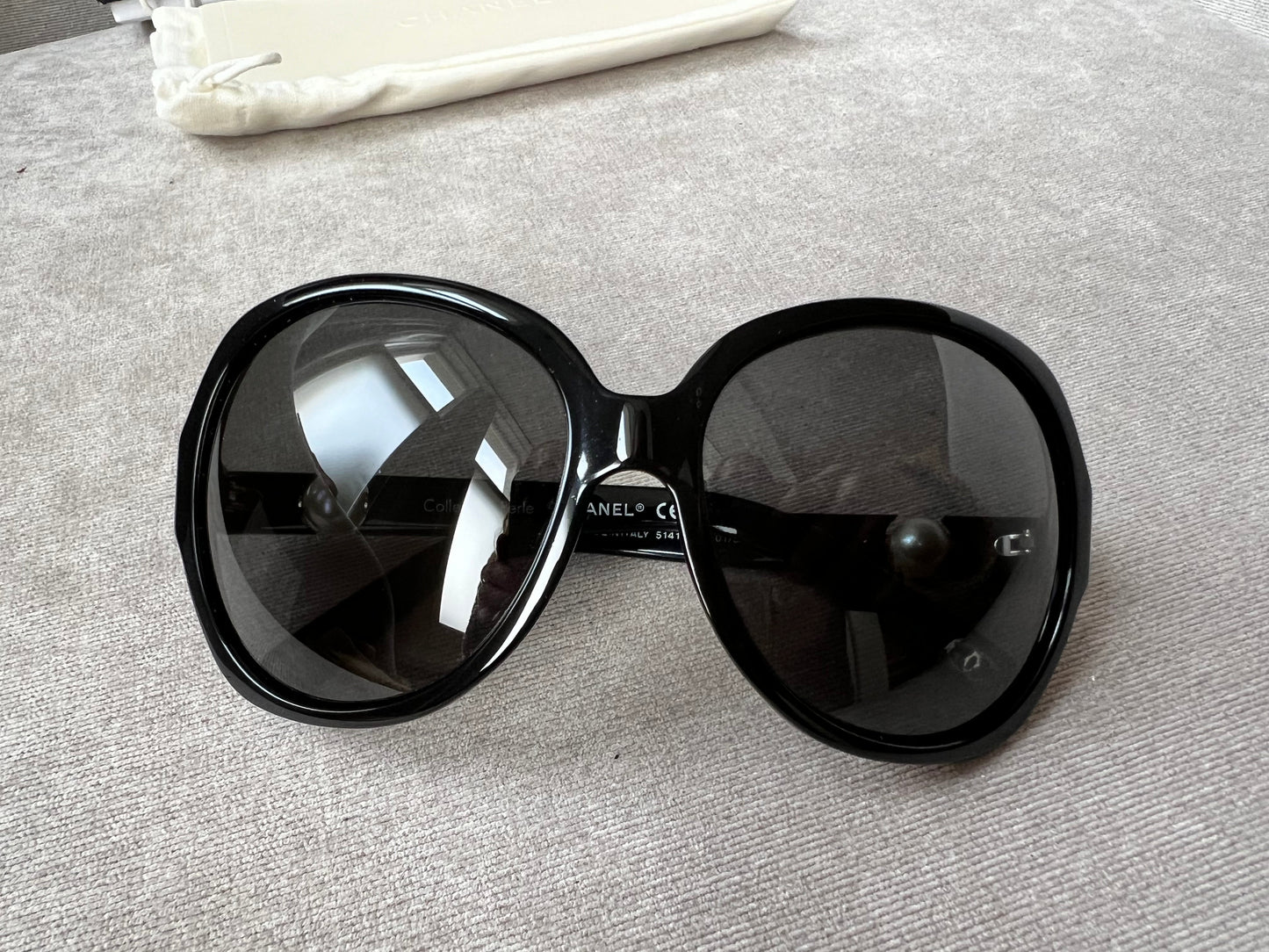 Chanel Black Pearl Sunglasses