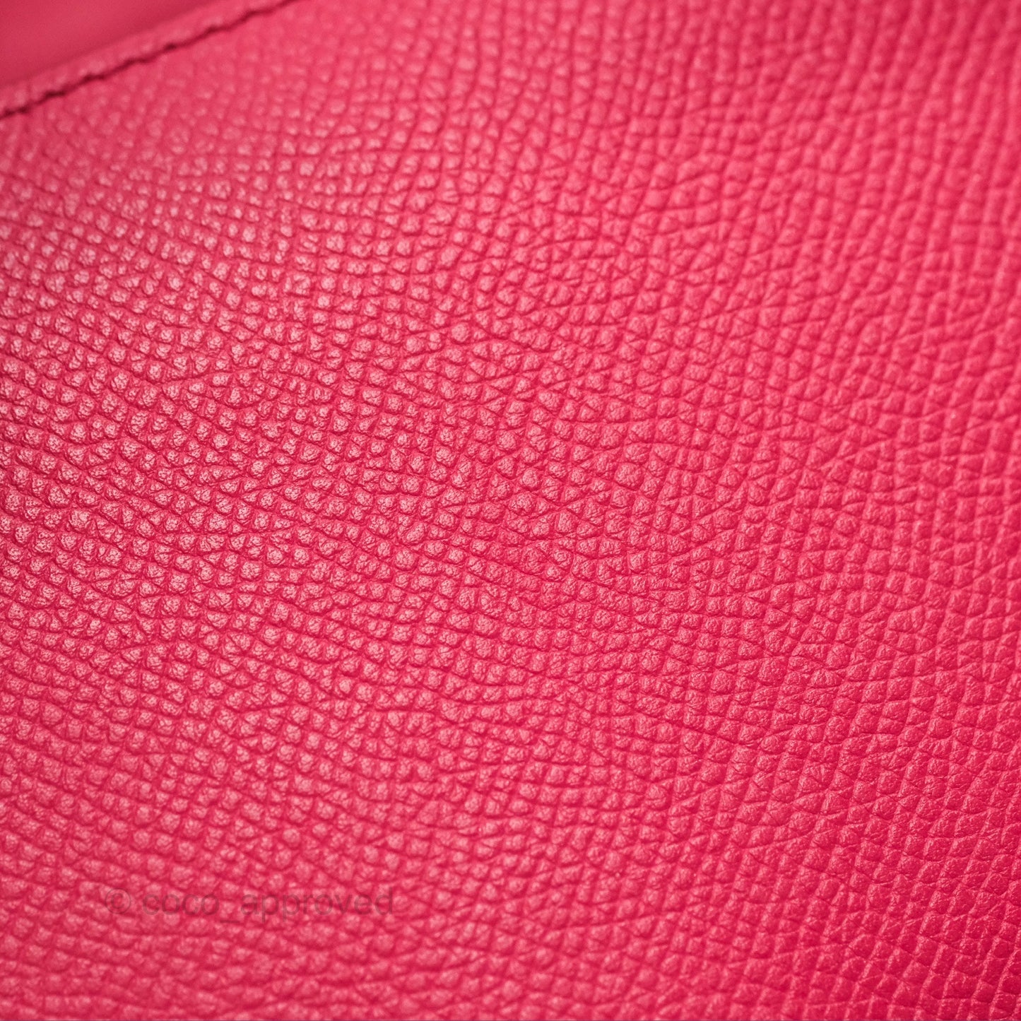 Celine Small Trotteur Crossbody Bag Grained Calfskin Dark Pink