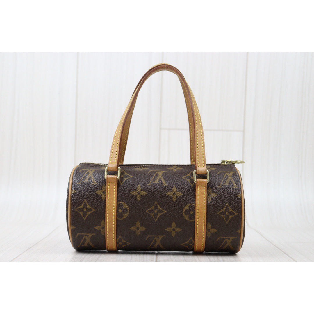Rank AB ｜ LV Monogram Papillon 19 Handbag ｜24060602