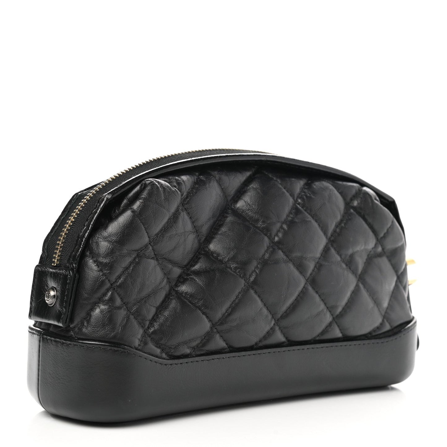 CHANEL GABRIELLE QUILTED AGED CALFSKIN COSMETIC CASE