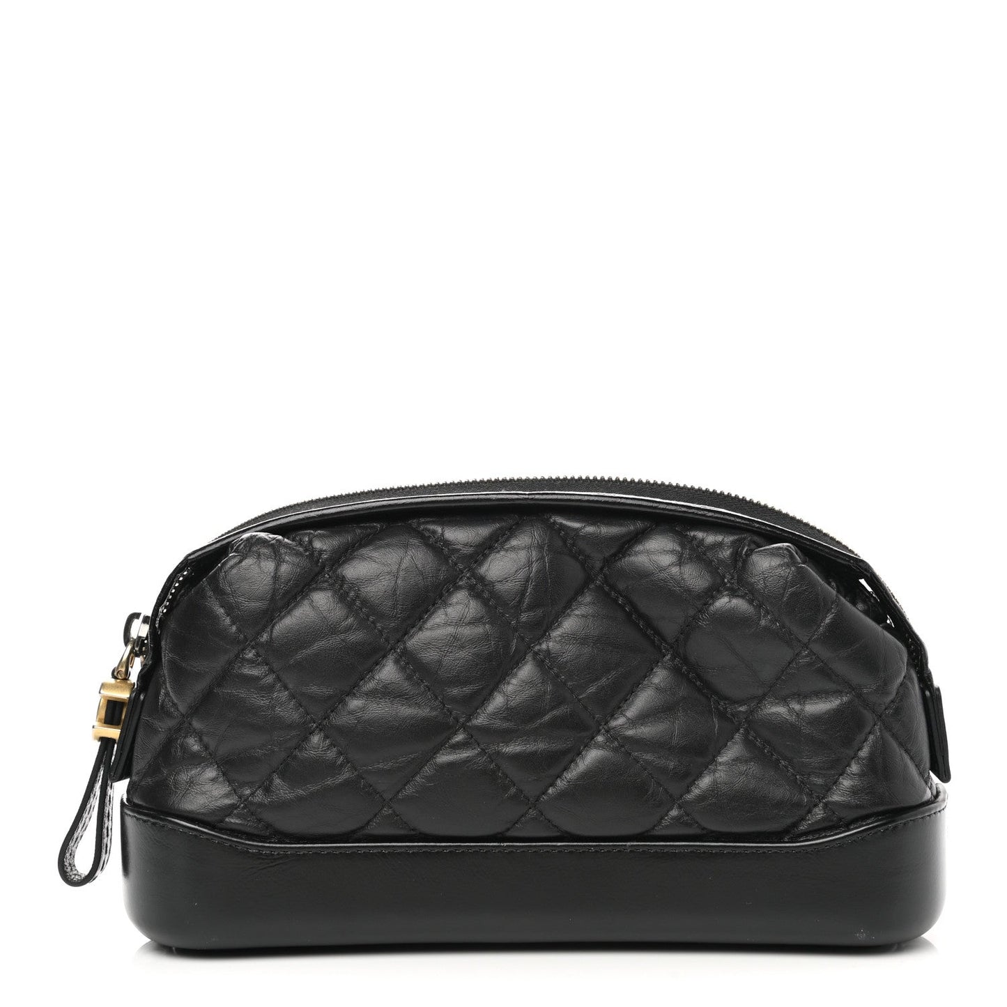 CHANEL GABRIELLE QUILTED AGED CALFSKIN COSMETIC CASE