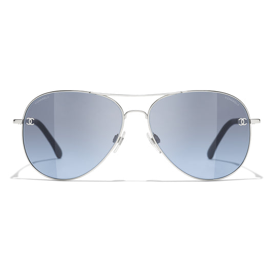 CHANEL PILOT AVIATOR CC SUNGLASSES