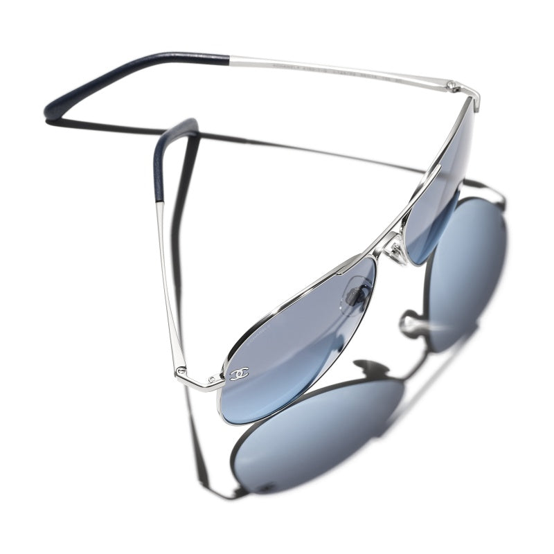 CHANEL PILOT AVIATOR CC SUNGLASSES
