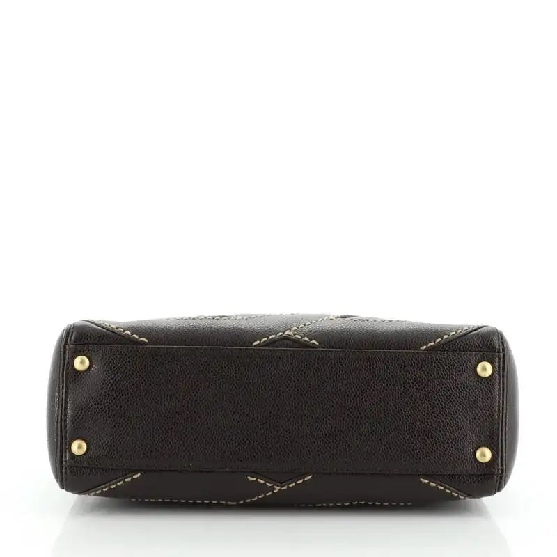 CHANEL CC CAVIAR STITCH SHOULDER BAG