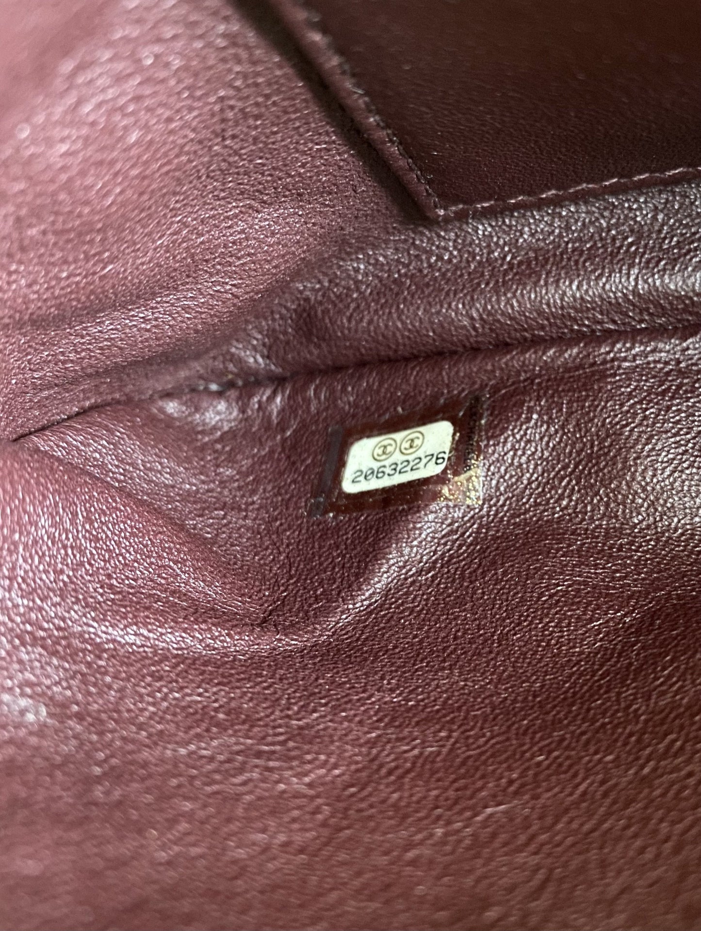 Chanel CC Logo Pearl Mini Flap Messenger Bag Gold