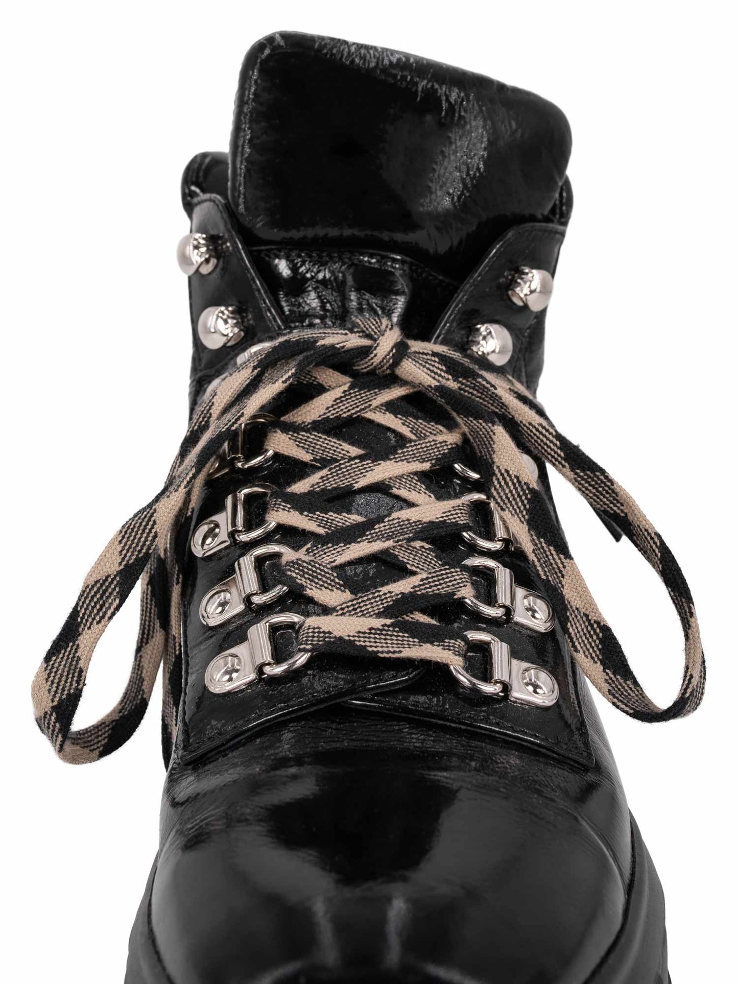 Chanel CC Logo Quilted Leather High Top Platform Sneakers Black
