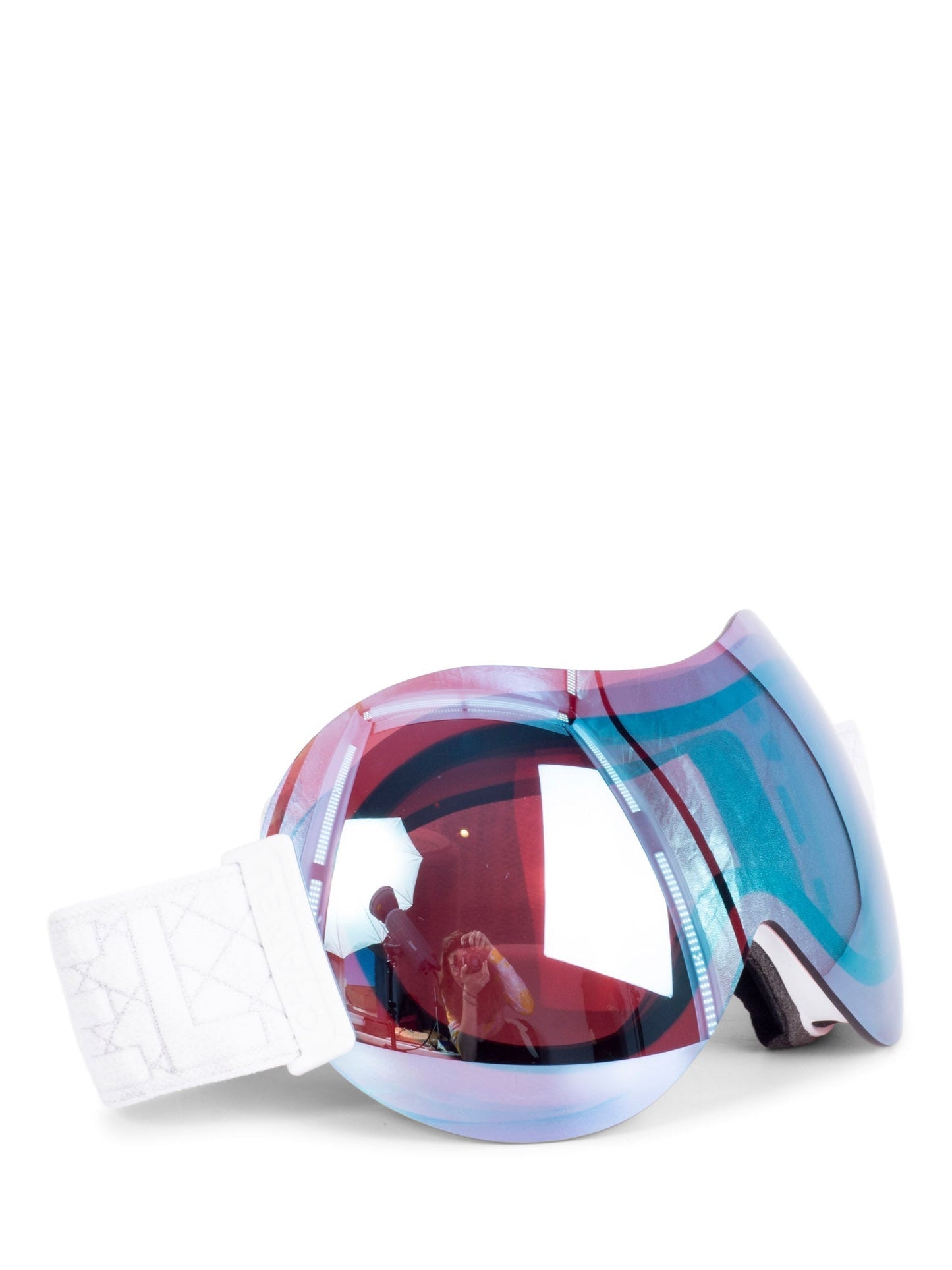Chanel CC Logo Ski Goggles with Quilted Leather Clutch Black