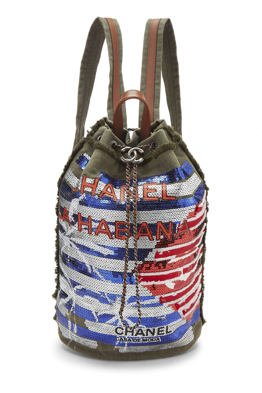 CHANEL PARIS-CUBA RUNWAY LA HABANA CHAIN BACKPACK