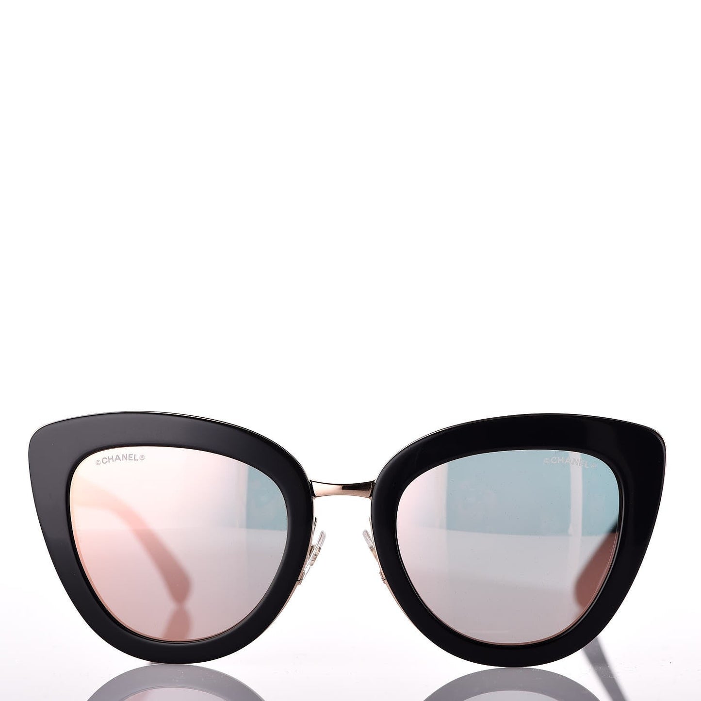 CHANEL CC CAT EYE QUILTED SUNGLASSES