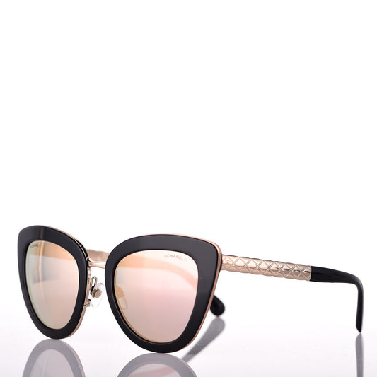 CHANEL CC CAT EYE QUILTED SUNGLASSES