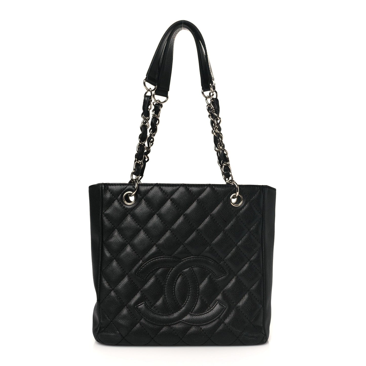 CHANEL CAVIAR QUILTED PETIT SHOPPING TOTE PST