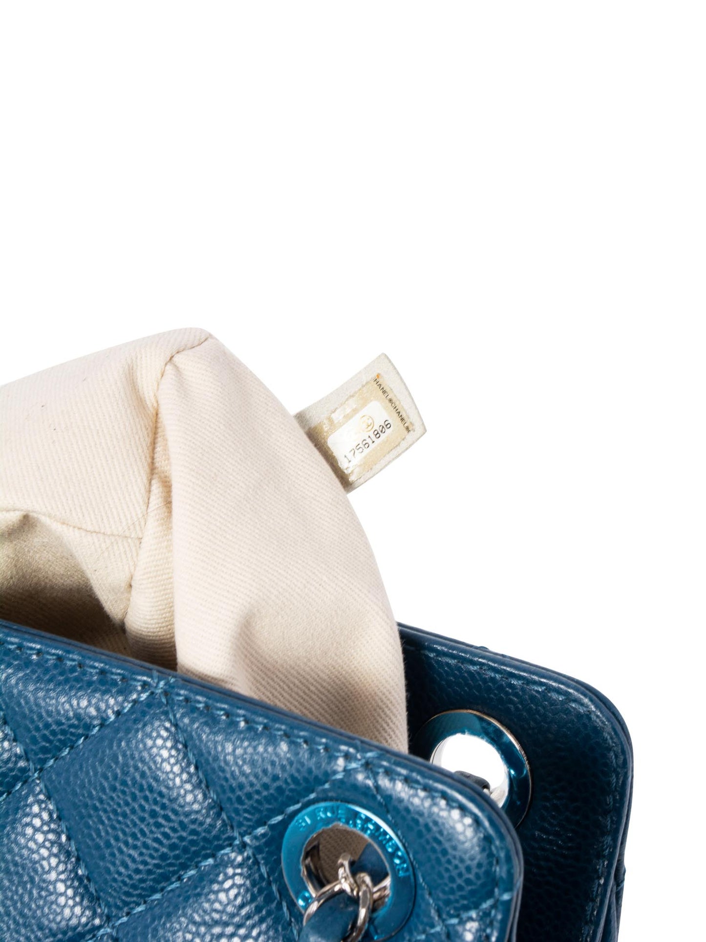 Chanel Caviar Quilted Leather Grand Shopper GST Bag Blue
