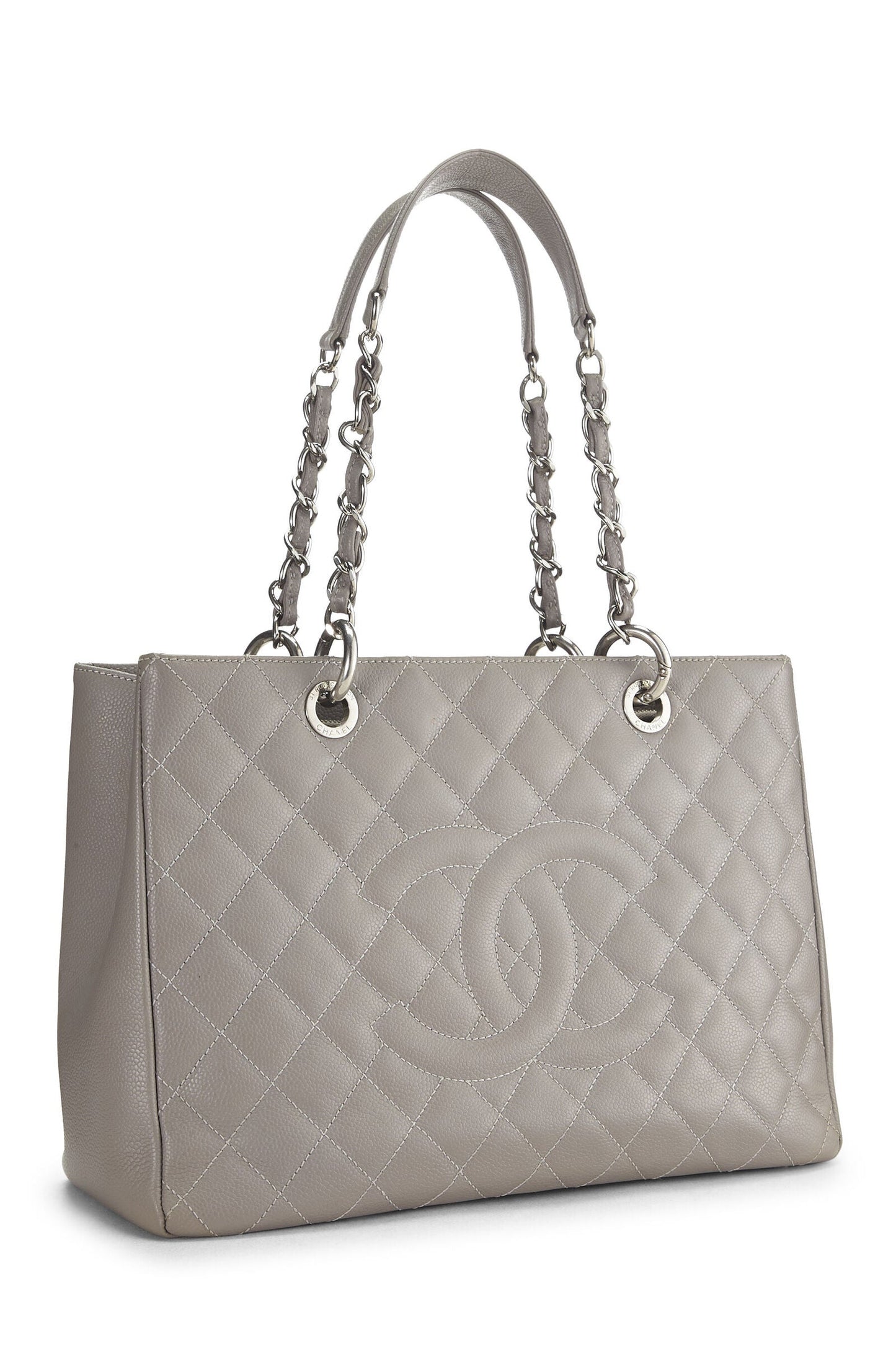 CHANEL CAVIAR QUILTED GRAND SHOPPING TOTE GST