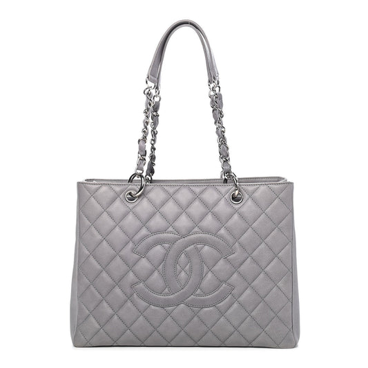 CHANEL CAVIAR QUILTED GRAND SHOPPING TOTE GST