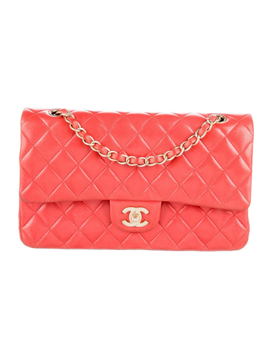 CHANEL CLASSIC MEDIUM DOUBLE FLAP SHOULDER BAG