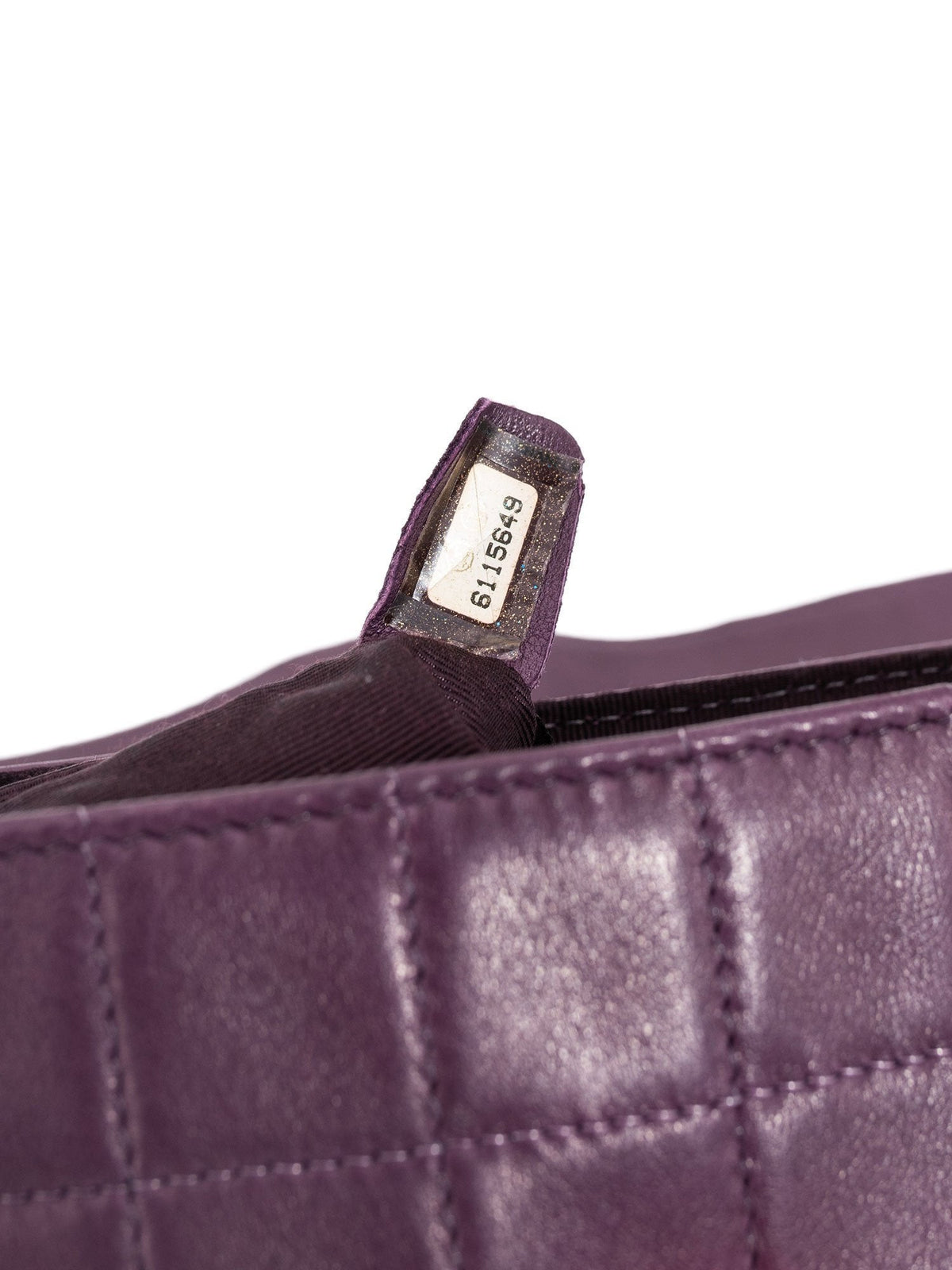 Chanel Lambskin Quilted Mini Flap Bag Purple