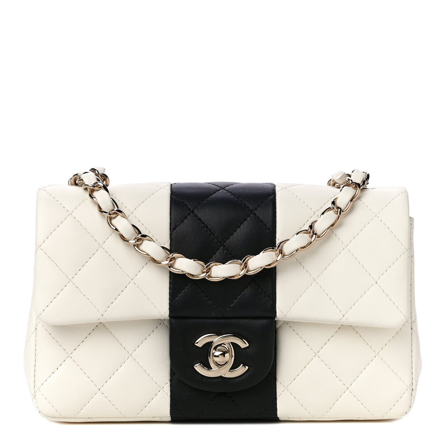 CHANEL LAMBSKIN QUILTED MINI FLAP SHOULDER BAG