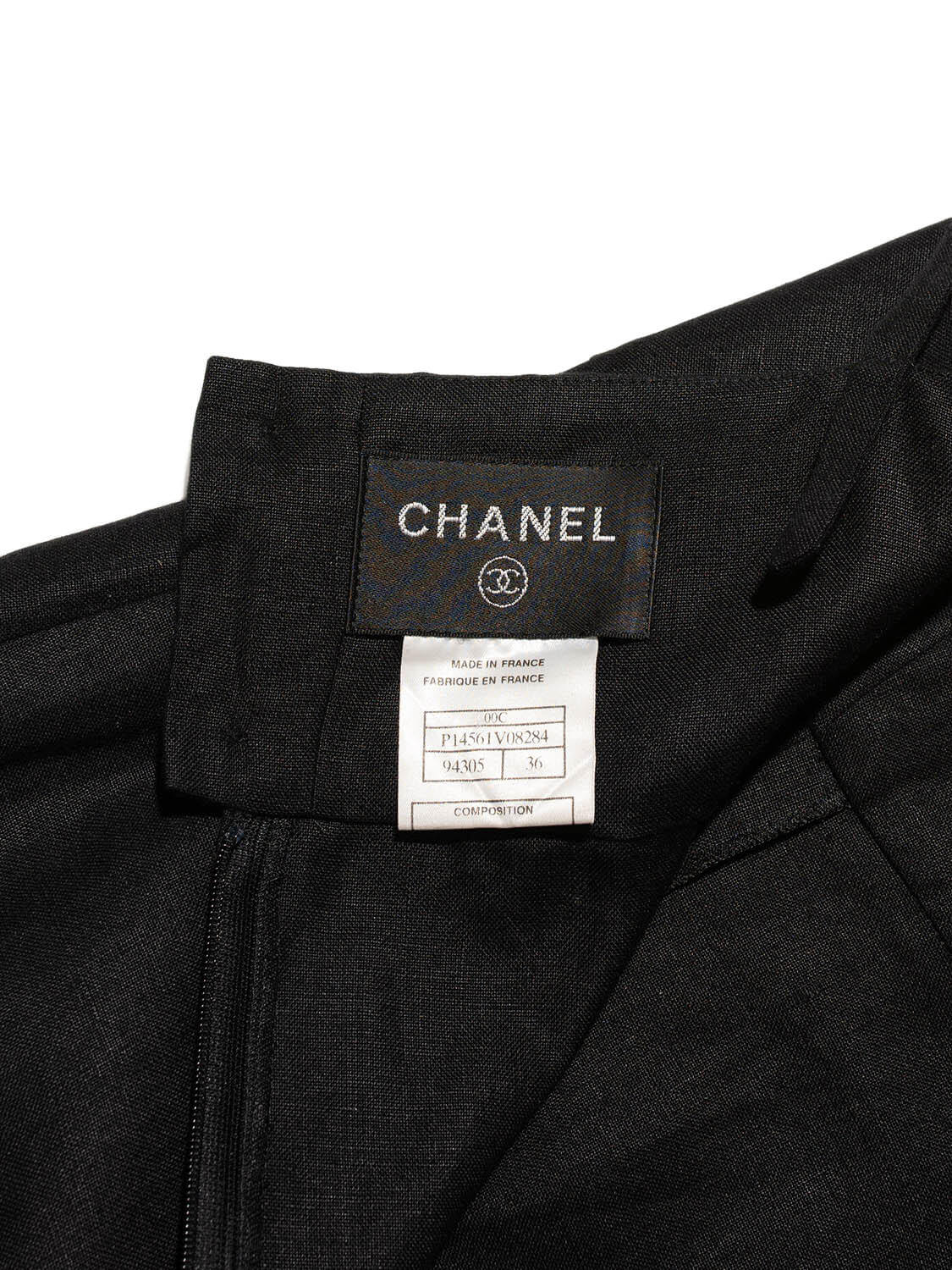 Chanel Linen Maxi Dress Black