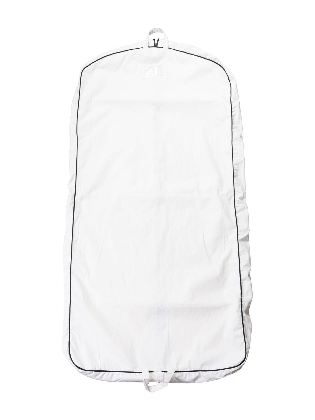 Chanel Logo Canvas Garment Bag White Black
