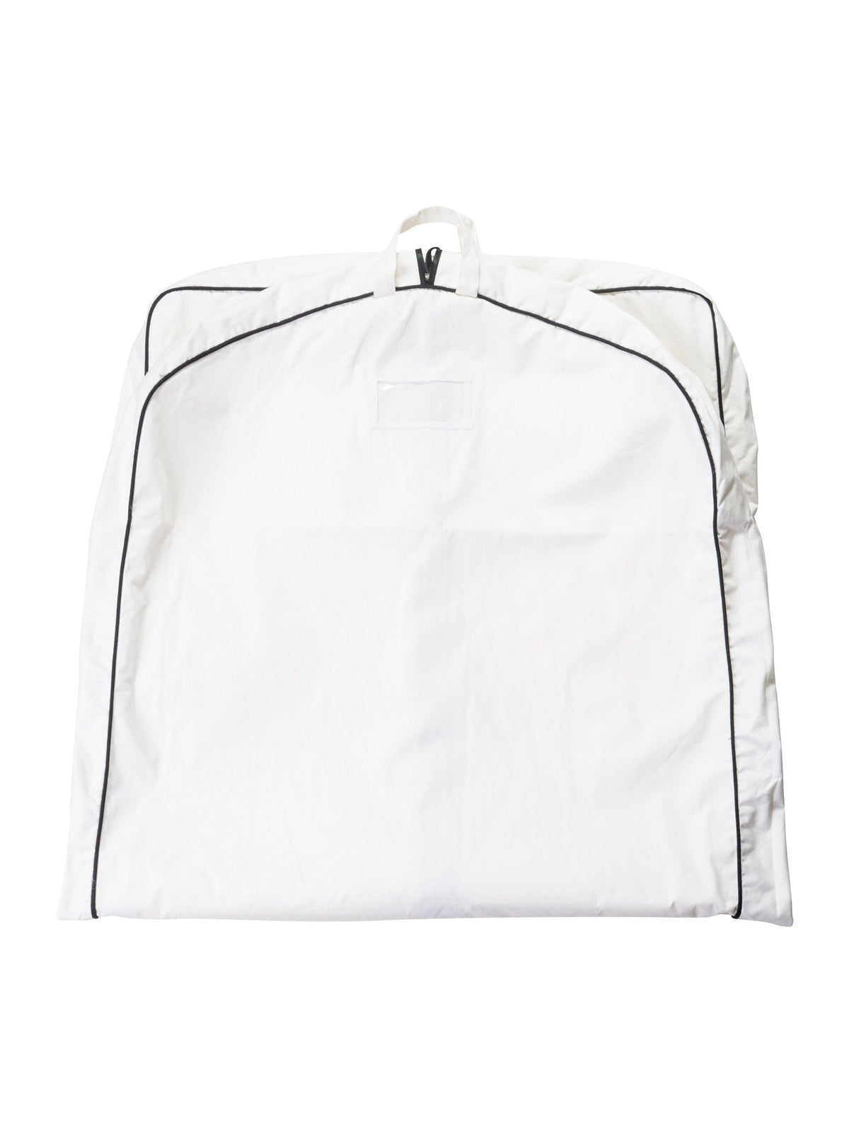 Chanel Logo Canvas Garment Bag White Black