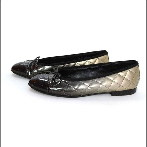 CHANEL CC OMBRE FLAT SHOES