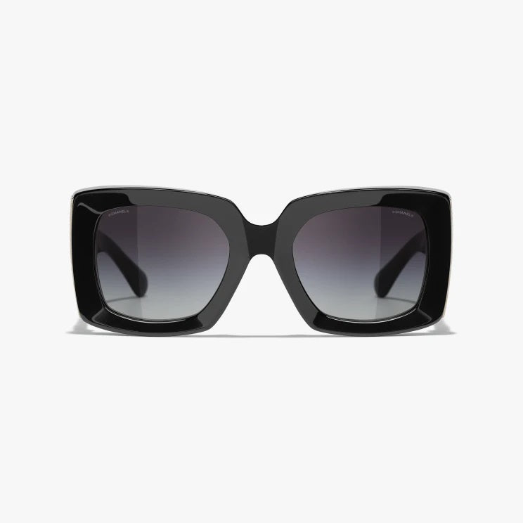 CHANEL OVERSIZED RECTANGLE SUNGLASSES