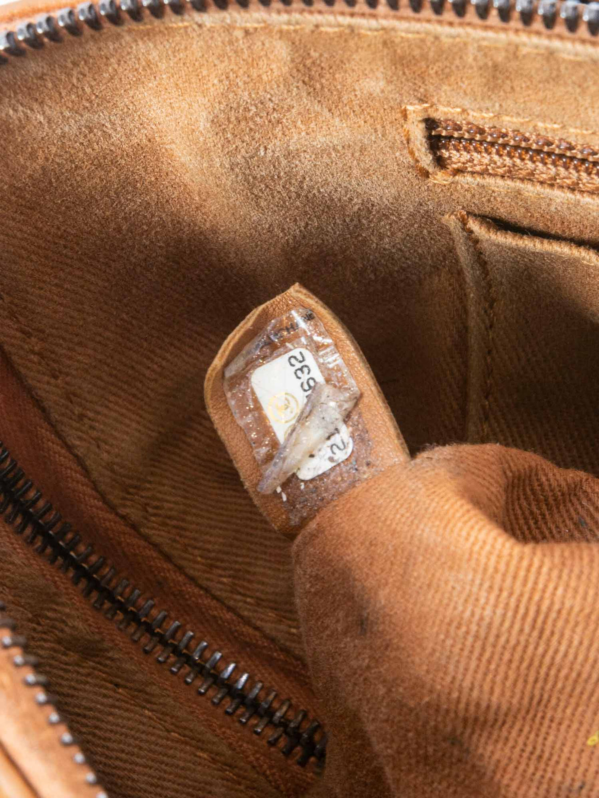 Chanel Quilted Caviar CC Top Handle Bag Brown