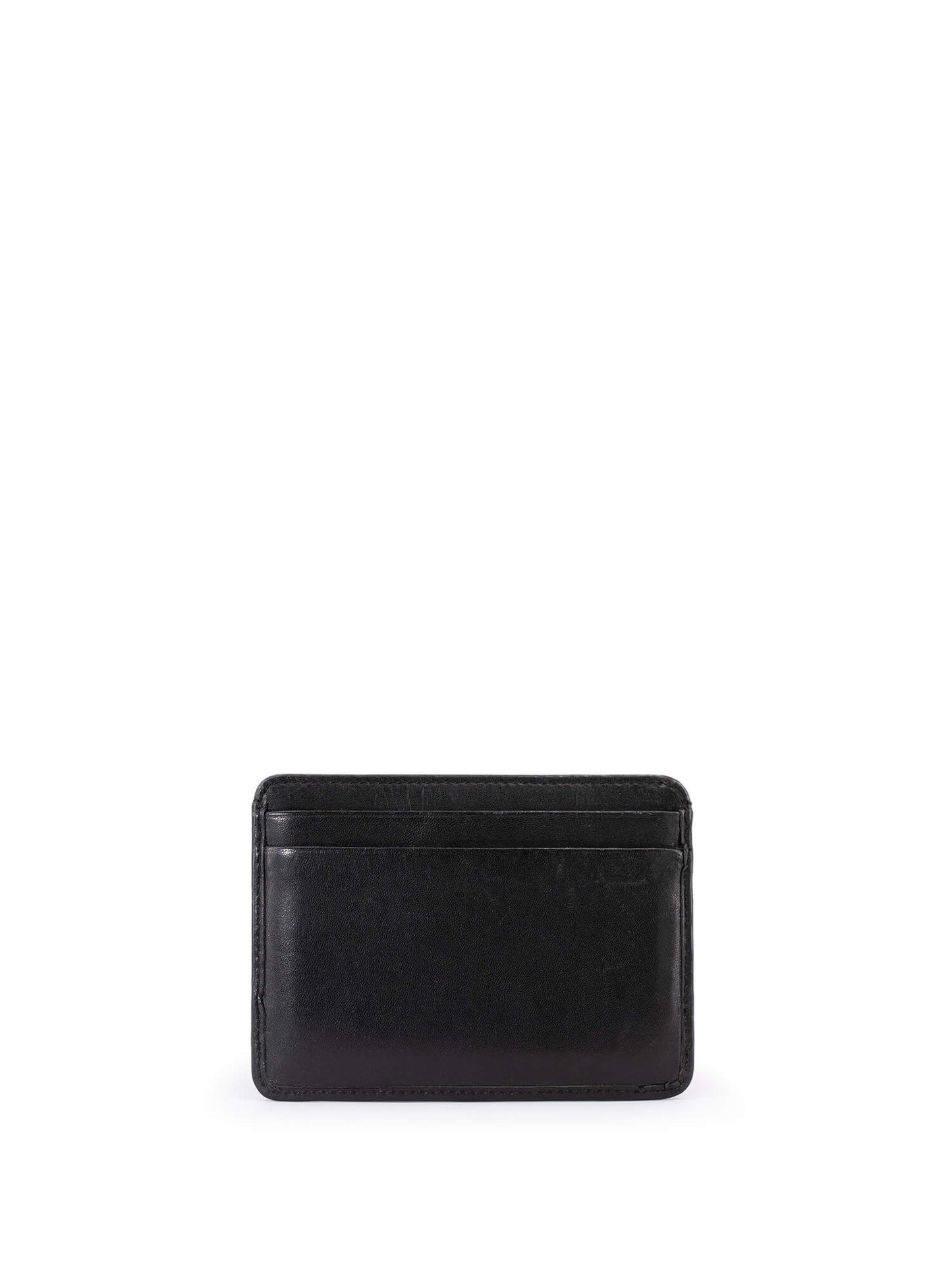 Chanel Quilted Leather CC Cambon Card Holder Wallet Black