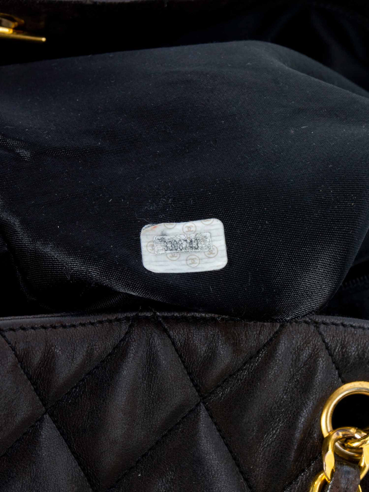 Chanel Quilted Leather CC Logo Medallion Large Shopper Bag Brown
