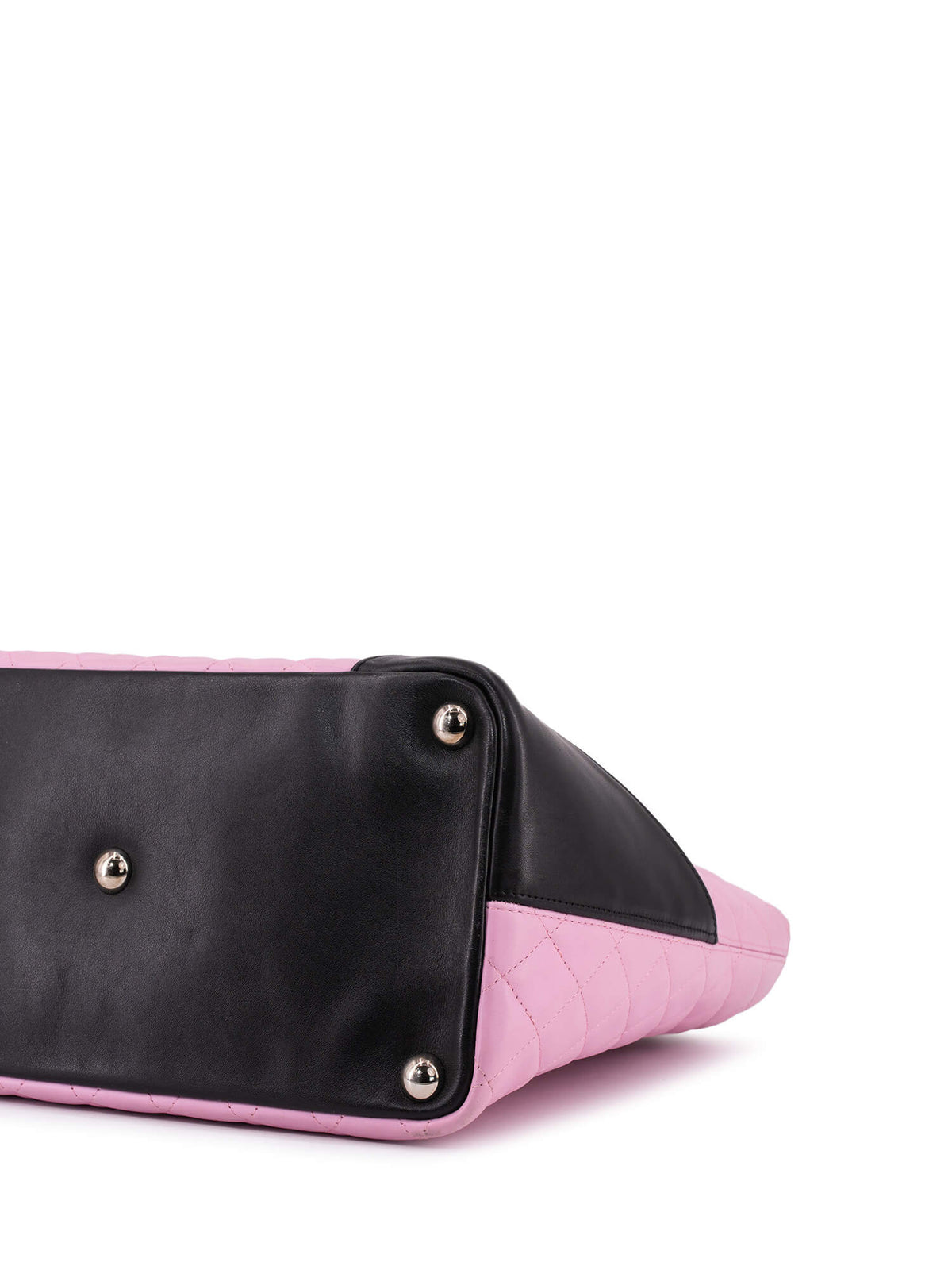 Chanel Quilted Leather Cambon Bag Pink