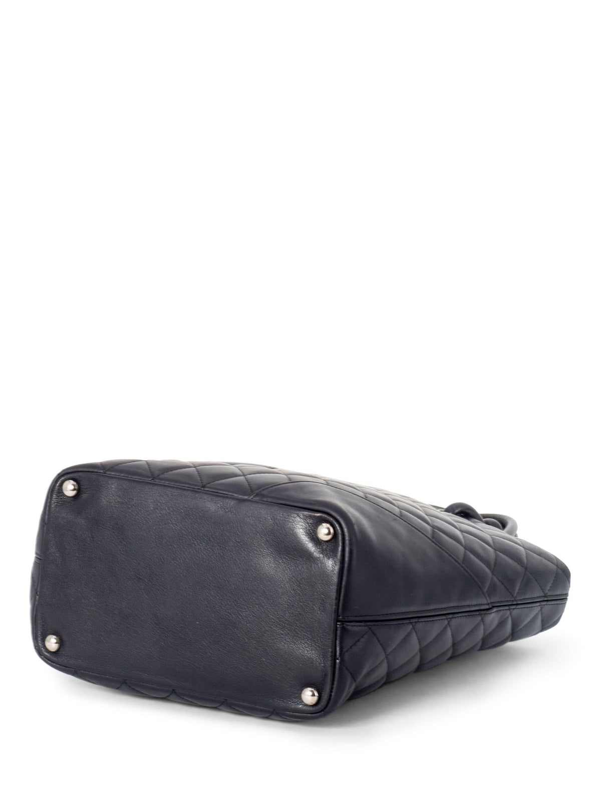 Chanel Quilted Leather Cambon Bucket Bag Black