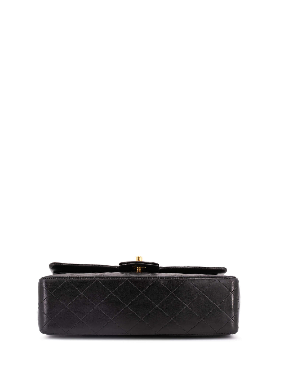 Chanel Quilted Leather Medium Double Flap Bag Black