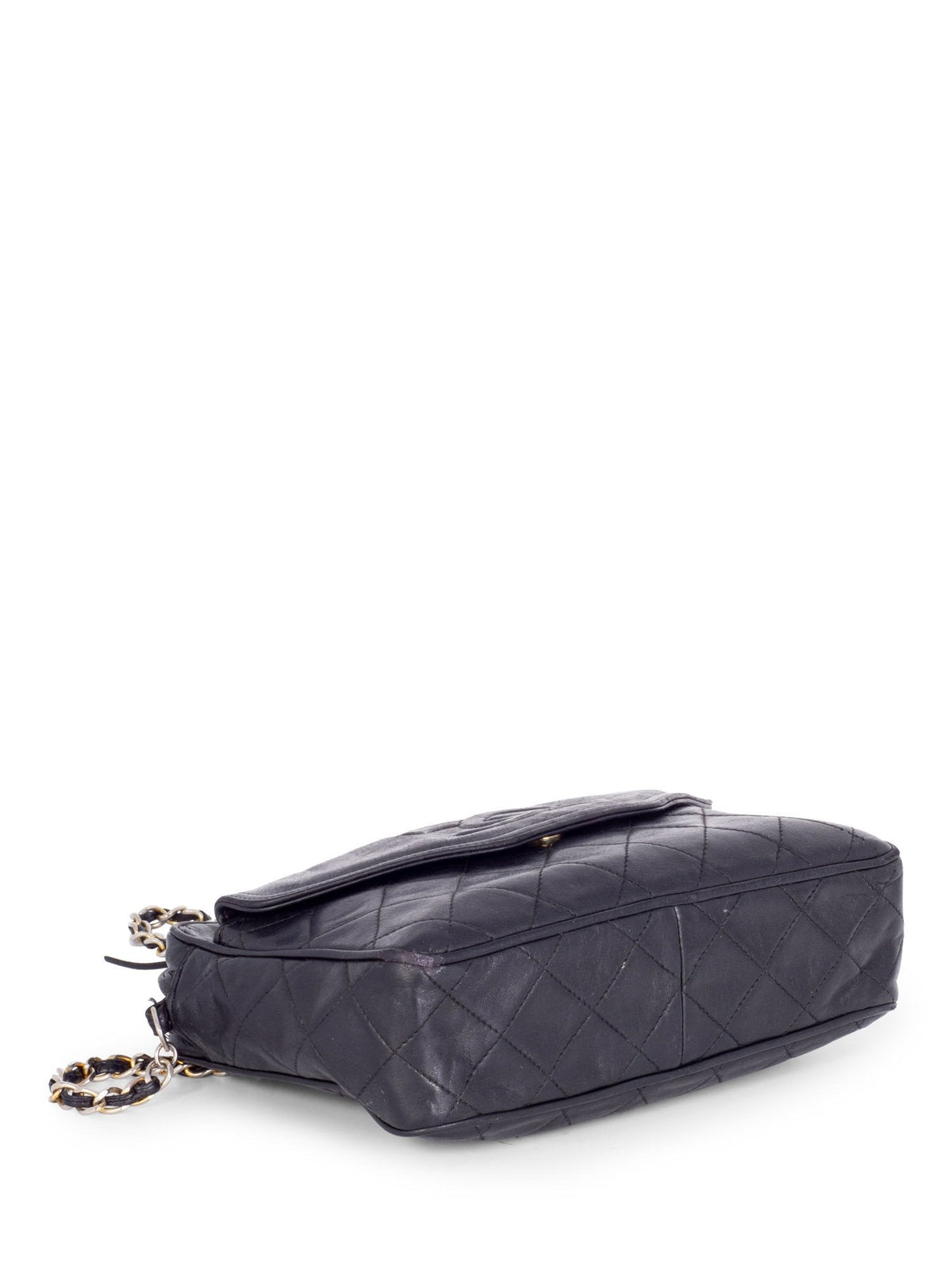 Chanel Quilted Leather Tassel Camera Bag Black