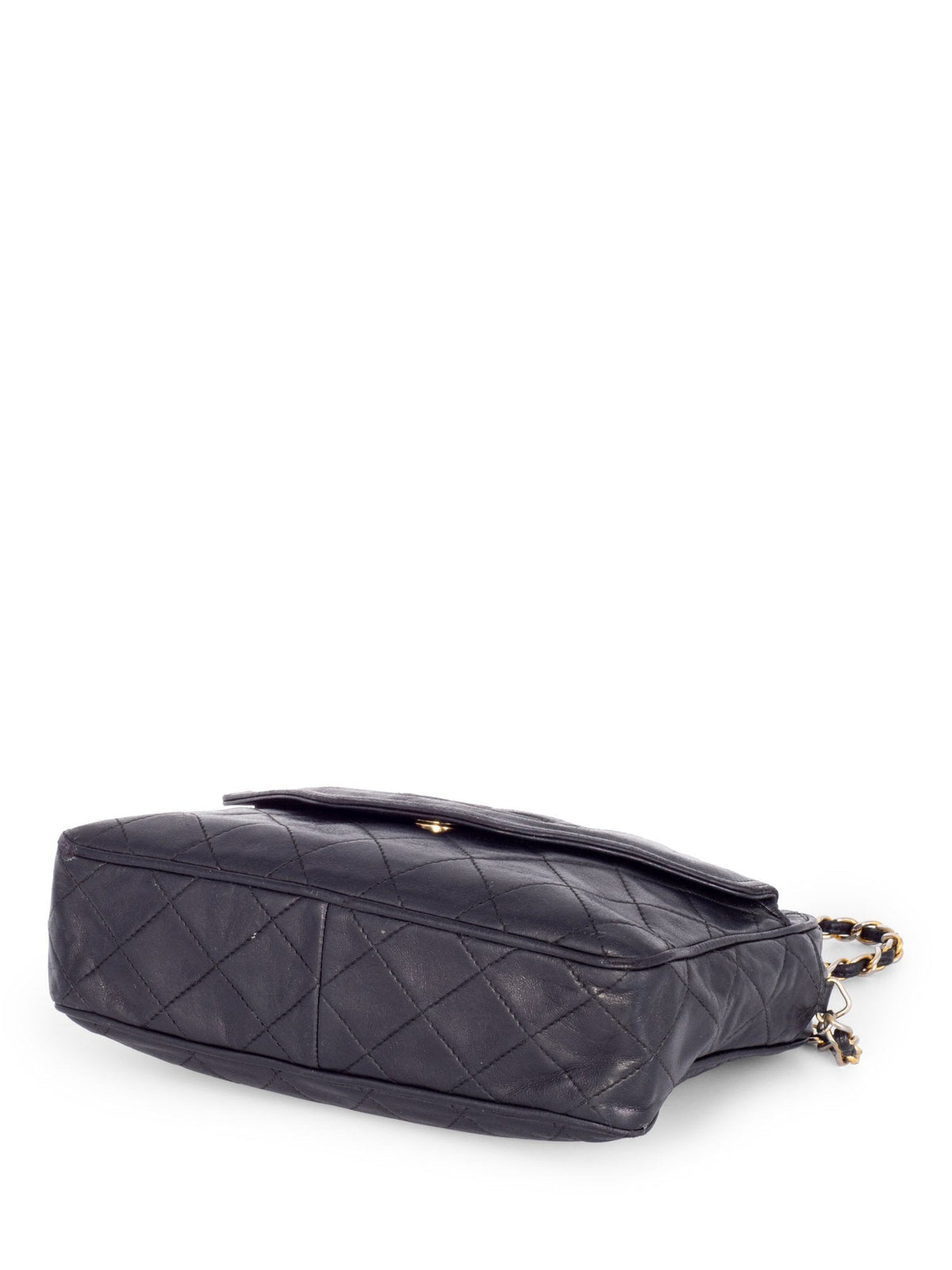 Chanel Quilted Leather Tassel Camera Bag Black