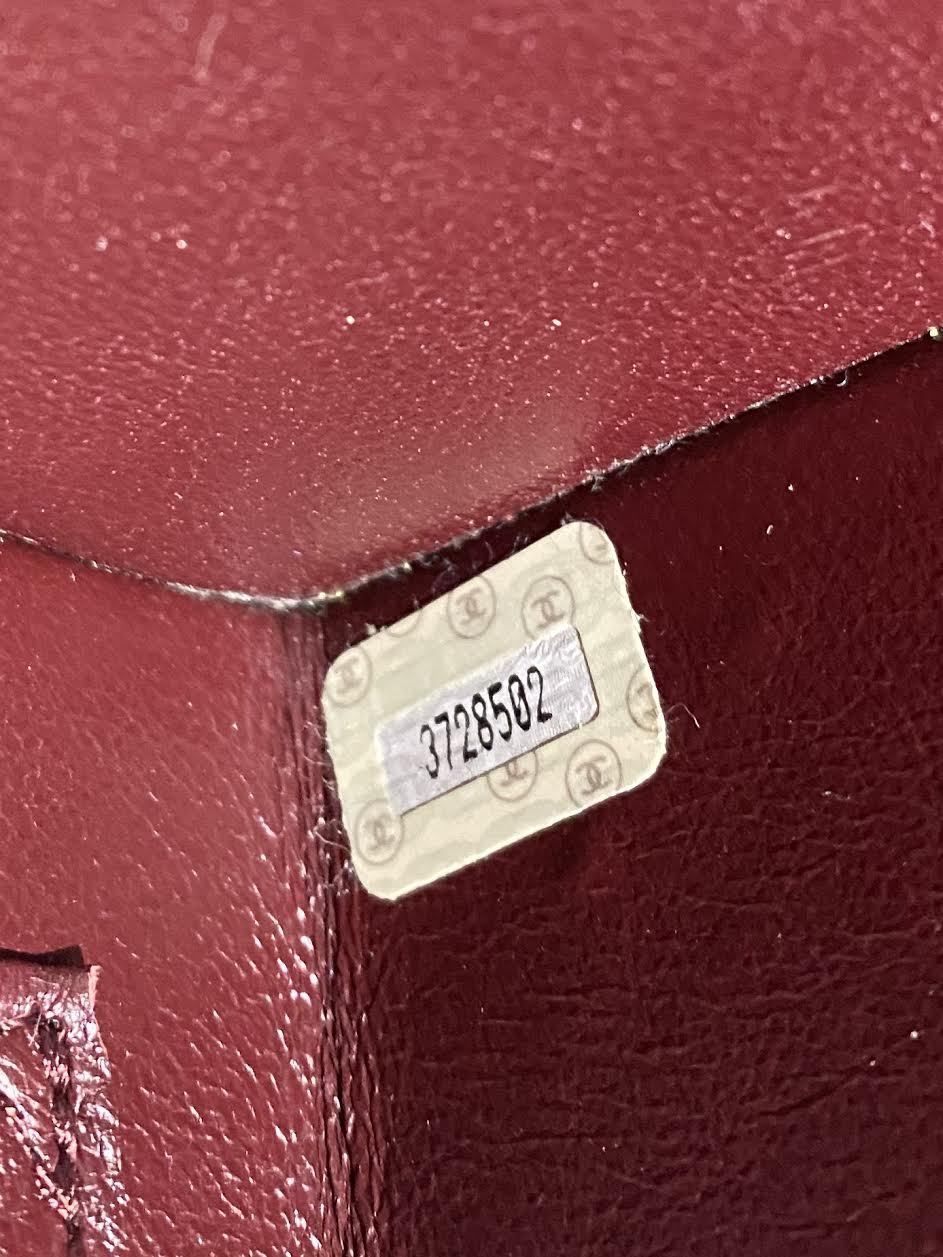 Chanel Quilted Patent Leather CC Trunk Bag Black
