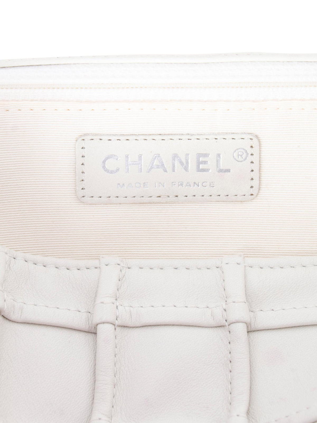 Chanel Square Quilted Leather Medium Reissue Flap Bag White