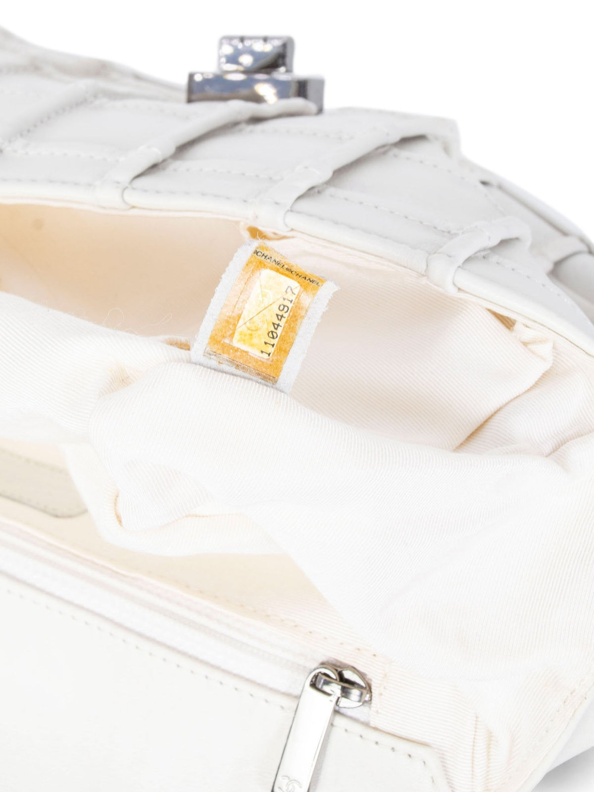 Chanel Square Quilted Leather Medium Reissue Flap Bag White