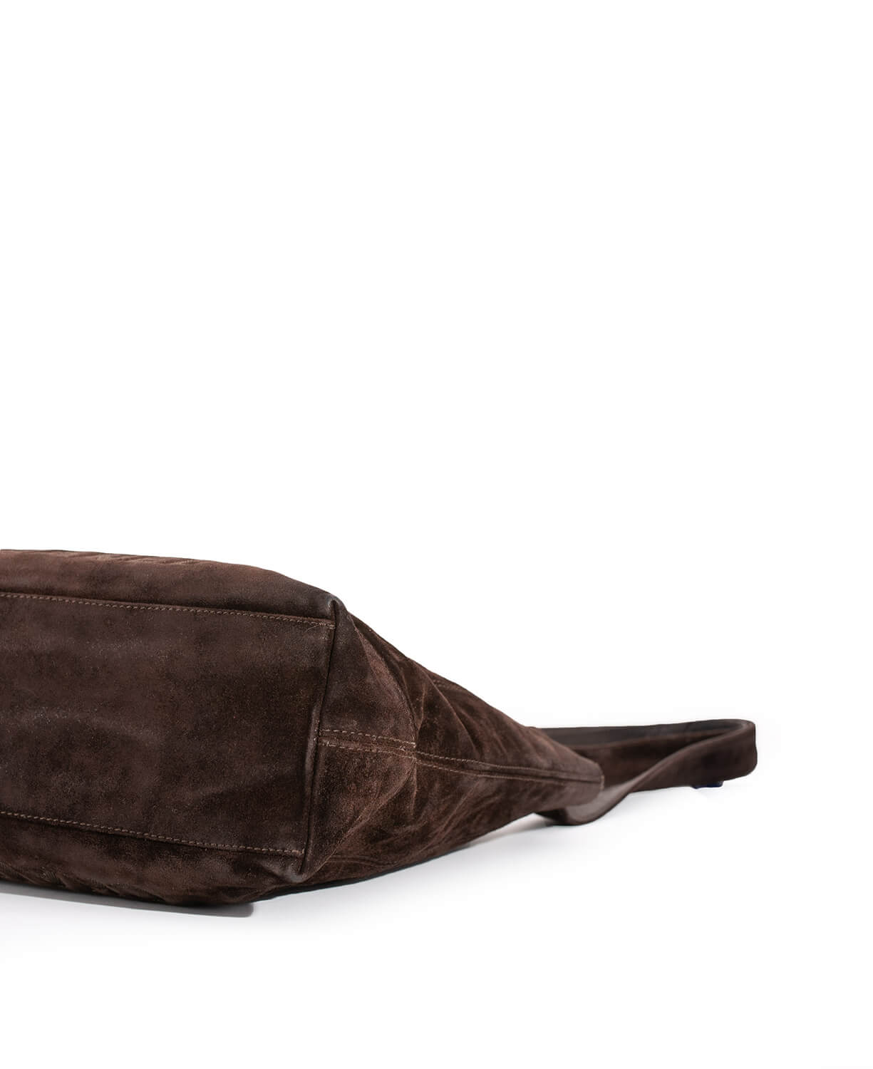 Chanel Suede Shoulder Bag Brown