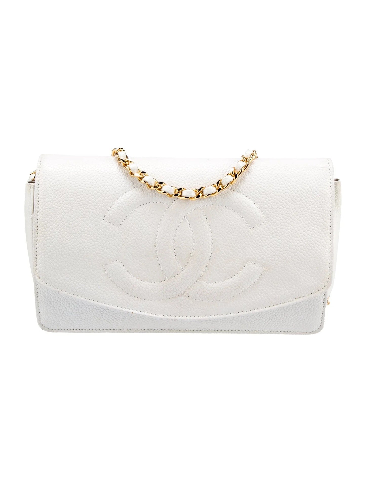 CHANEL TIMELESS VINTAGE LEATHER WALLET ON A CHAIN