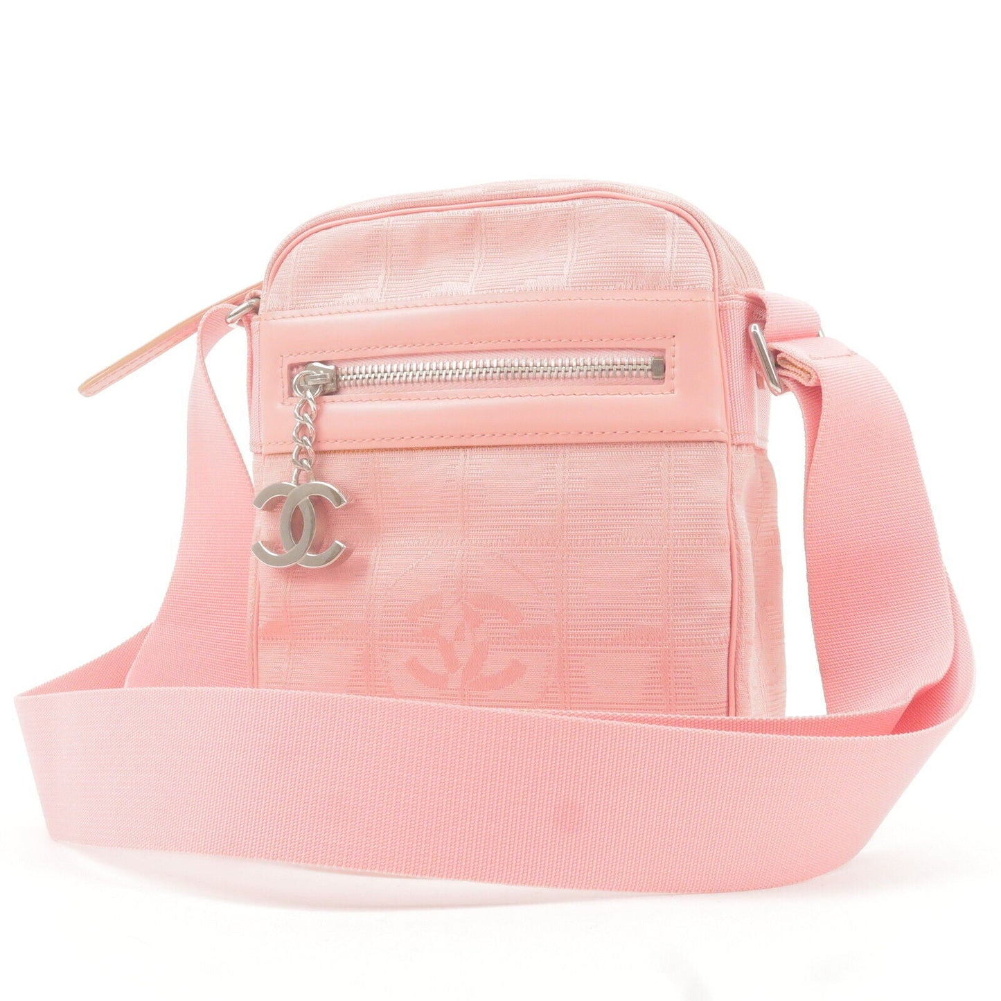 CHANEL TRAVEL LINE NYLON MINI CROSSBODY BAG