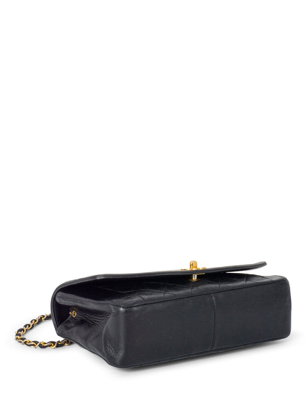 Chanel Vintage Diana Flap Medium Bag Black