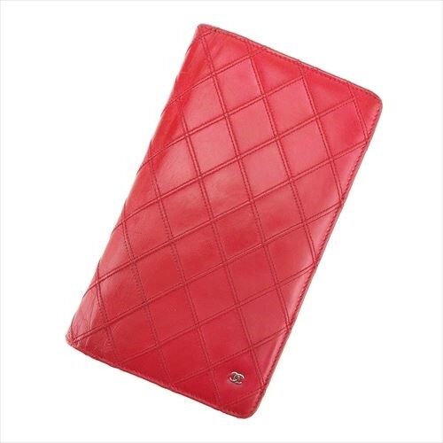 CHANEL CC QUILTED WILD STITCH LONG WALLET