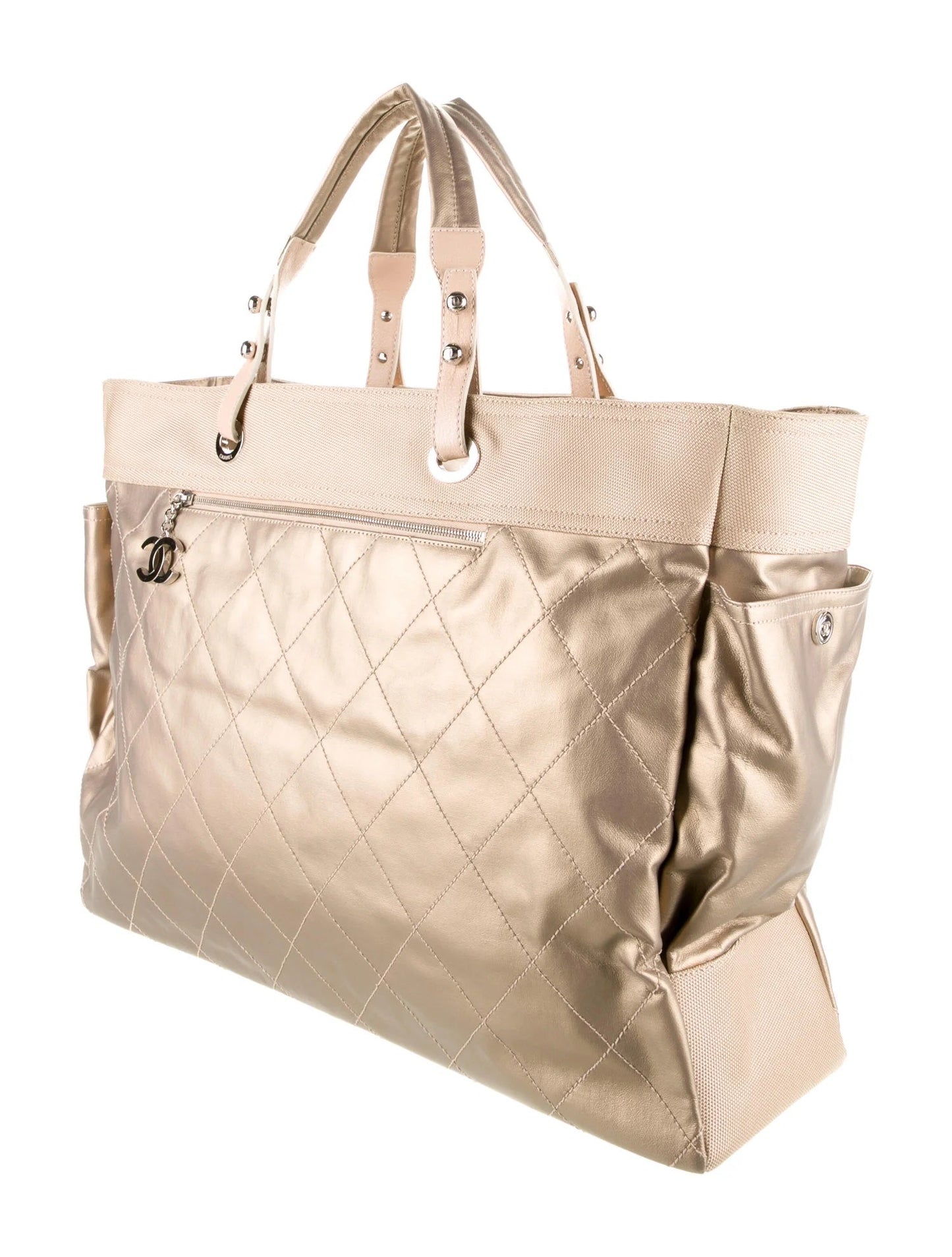 CHANEL PARIS BIARRITZ QUILTED XL TOTE BAG