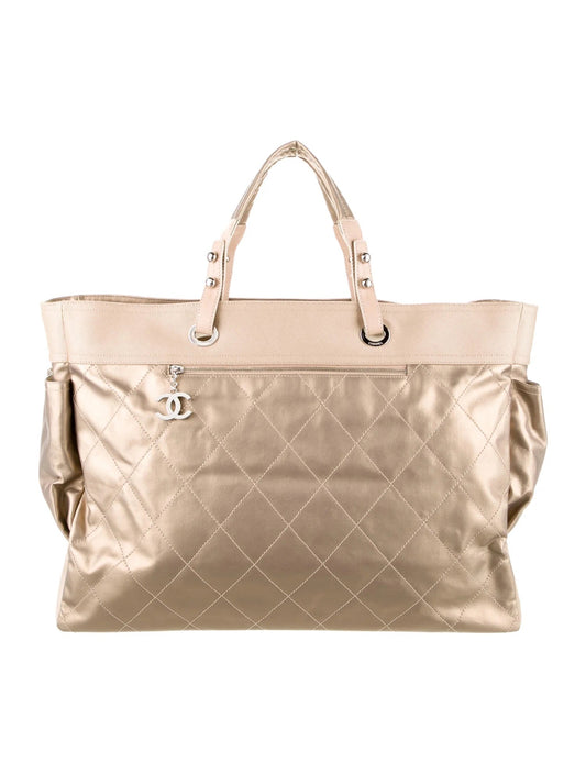 CHANEL PARIS BIARRITZ QUILTED XL TOTE BAG