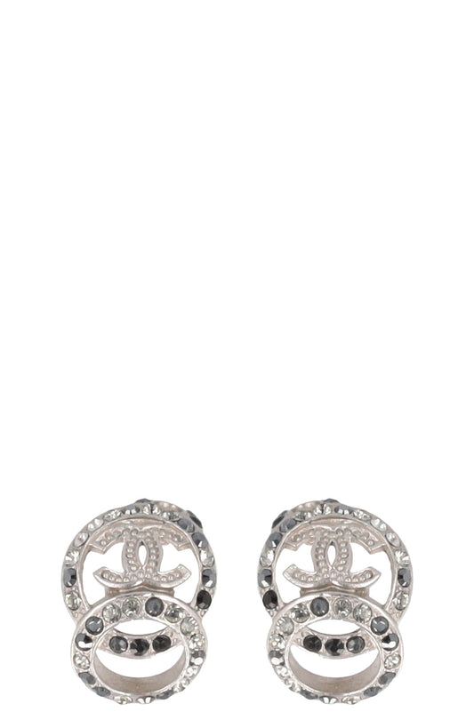 CHANEL 2015 CC Earrings Crystals